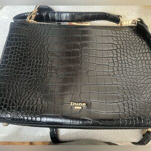 Dune London Faux Croc Embossed Structured
Handbag/Crossbody $50